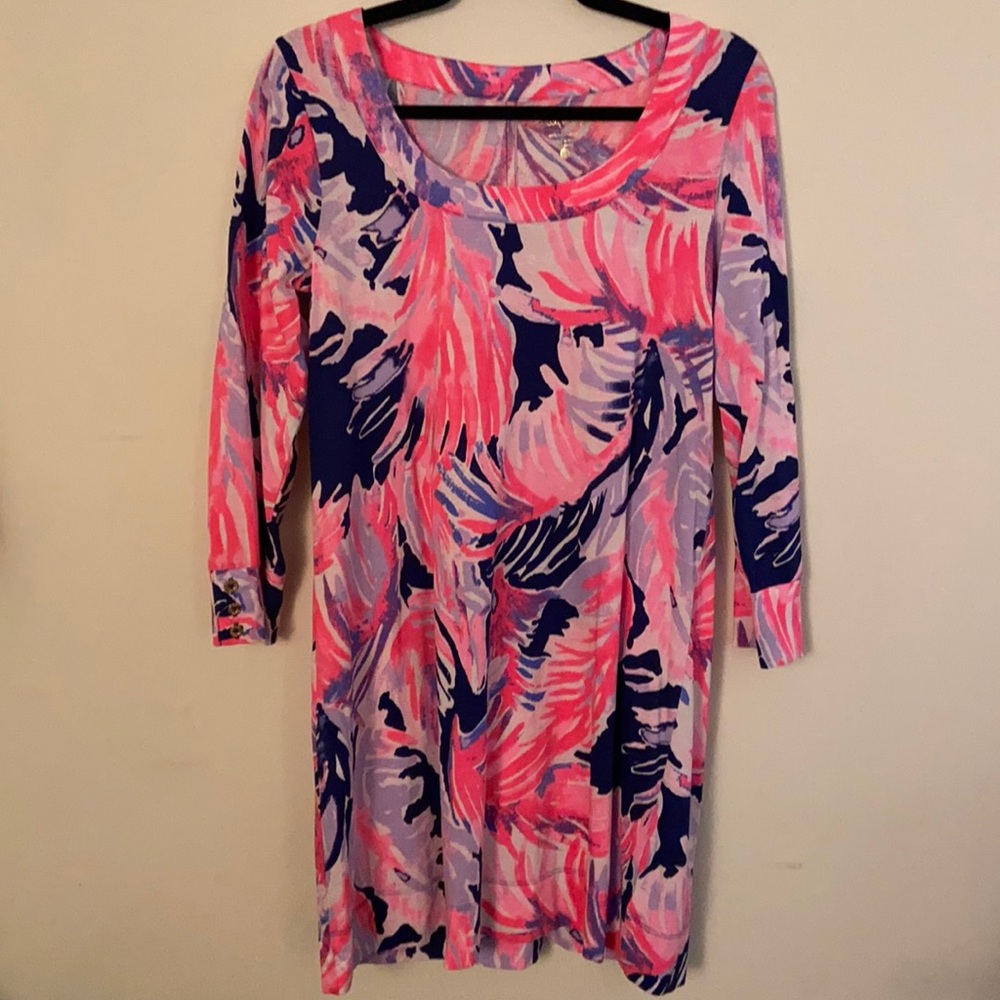 Lilly Pulitzer Merrit Dress, Med, 3/4 sleeve